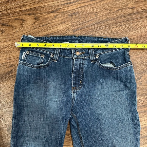 Carhartt Blue Denim Jeans boot cut size 6x32 - Picture 4 of 8